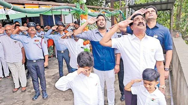 Vemuri Radhakrishna: ఏబీఎన్‌-ఆంధ్రజ్యోతి ప్రధాన కార్యాలయంలో ఘనంగా స్వాతంత్య్ర వేడుకలు