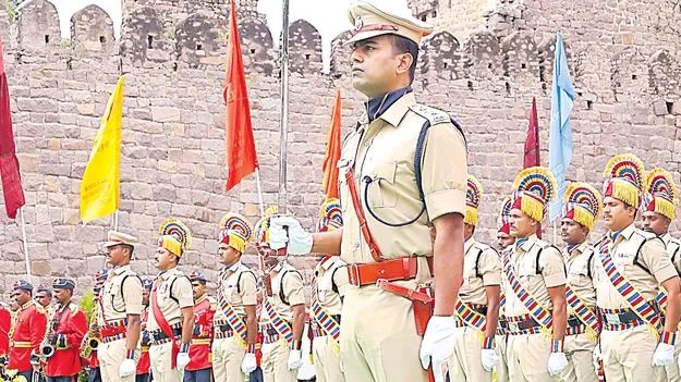 Golconda Fort: స్వాతంత్య్ర వేడుకలకు ఏఎస్పీ చిత్తరంజన్‌ నేతృత్వం