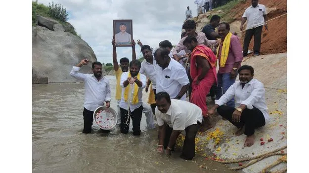 నేడు పుంగనూరుకు కృష్ణాజలాలు 