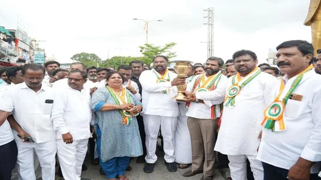 రాజీవ్‌ సద్భావన యాత్రకు స్వాగతం