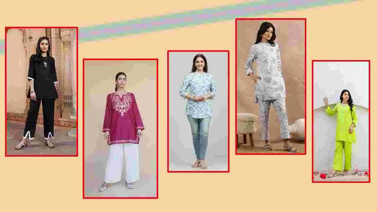 Short Kurta Fashion: కవ్వించే కుర్తా