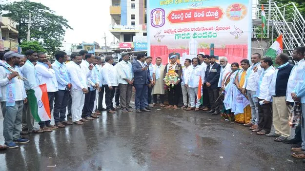రేజంగ్ల రజ్‌ కలశ యాత్రకు ఘన స్వాగతం