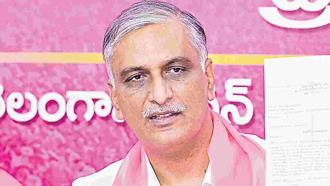 Harish Rao: ప్యాకేజీ-6 మోటార్లను ఆన్‌ చేయాలి: హరీశ్‌