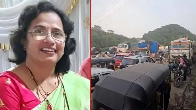 Traffic Jam : భారీ ట్రాఫిక్ జామ్.. అంబులెన్స్‌లోనే ప్రాణాలు కోల్పోయిన మహిళ.. 