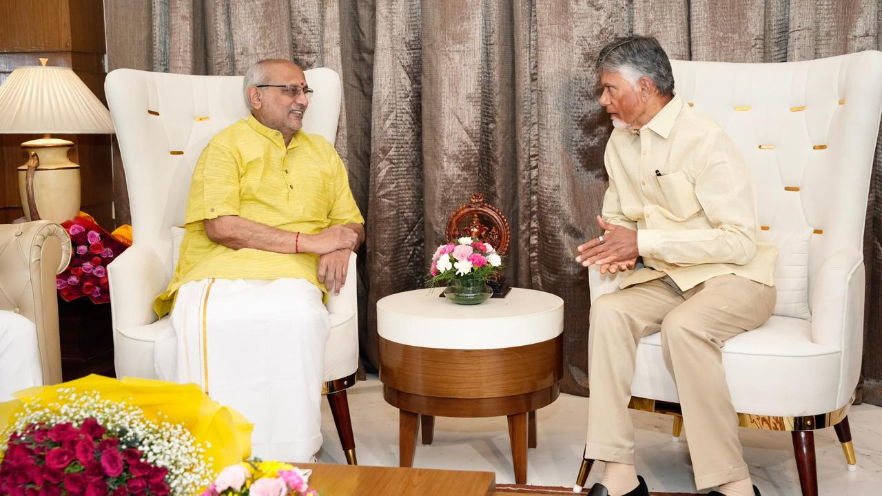 CM Chandrababu Delhi Tour : NDA ఉపరాష్ట్రపతి అభ్యర్థి సీపీ రాధాకృష్ణన్‌నుతో చంద్రబాబు మర్యాదపూర్వక భేటీ
