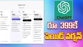 ChatGPT Go: చాట్ జీపీటీ బంపర్ ఆఫర్.. రూ. 399కే పెయిడ్ వర్షన్