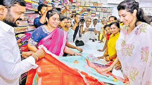 Nara Brahmani: చీదేశవిదేశాల్లో మంగళగిరి చేనేత మార్మోగాలి