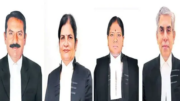 Four Judges Take Oath: హైకోర్టు శాశ్వత న్యాయమూర్తులుగా నలుగురు జడ్జీల ప్రమాణ స్వీకారం
