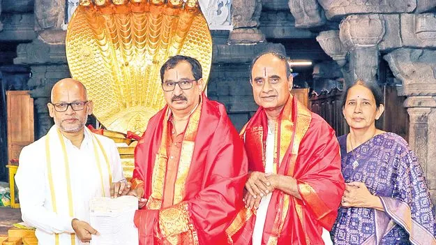 Donation to TTD: టీటీడీకి రూ.1.10 కోట్ల విరాళం