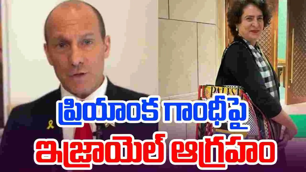 Priyanka Gandhi :  ప్రియాంకా గాంధీ వ్యాఖ్యలకు ఇజ్రాయెల్‌ రాయబారి మండిపాటు