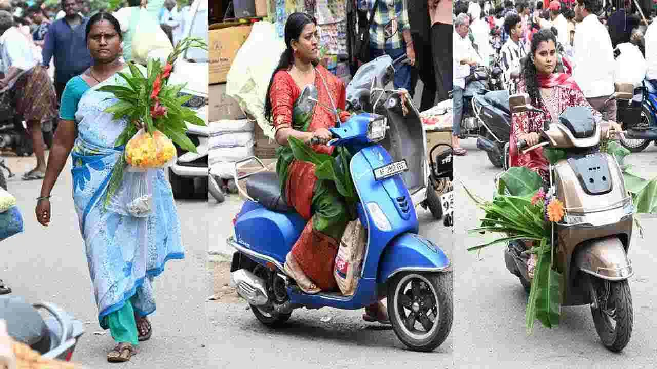 Sravana Masam Varalakshmi Vratham 2025: వరలక్ష్మీ వత్రం వేళ.. మార్కెట్లు కిటకిట..