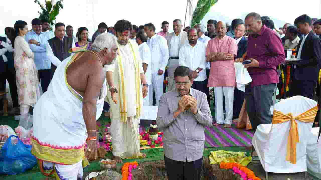 Basavatarakam Indo American Cancer Hospital: అమరావతిలో బసవతారకం క్యాన్సర్ ఆసుపత్రికి శంకుస్థాపన