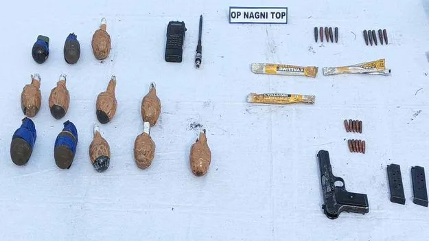 Operation Nagni: కశ్మీర్‌లో ఆపరేషన్ నాగ్ని.. భారీగా ఆయుధాల పట్టివేత