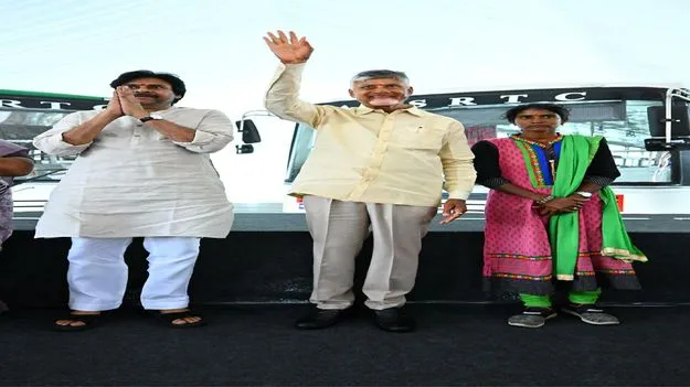 జిల్లాలో మొదలైన ఉచిత బస్సు ప్రయాణం