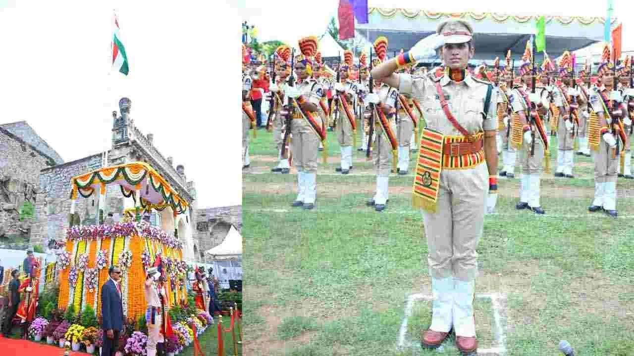 CM Revanth Reddy :  హైదరాబాద్ గోల్కొండ కోటలో జరిగిన 79వ  స్వాతంత్ర్య దినోత్సవ వేడుకల్లో ముఖ్యమంత్రి రేవంత్ రెడ్డి 