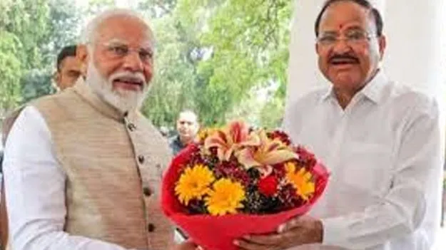 Venkaiah Naidu Meets Modi: మోదీతో వెంకయ్య భేటీ