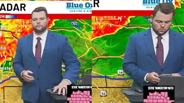 Live Storm Report: భార్యంటే ఆ మాత్రం భయం ఉండాలి.. లైవ్‌లో ఉన్నా..