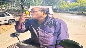 YSRCP Leader: తిరుమలలో మద్యం బాటిల్‌తో వైసీపీ నేత