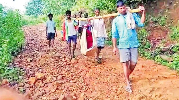  Seethampeta Mandal: గిరిజనులకు తప్పని డోలీ మోత 