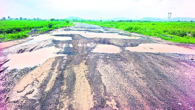 అధ్వానంగా యాడికి - బుగ్గ రోడ్డు