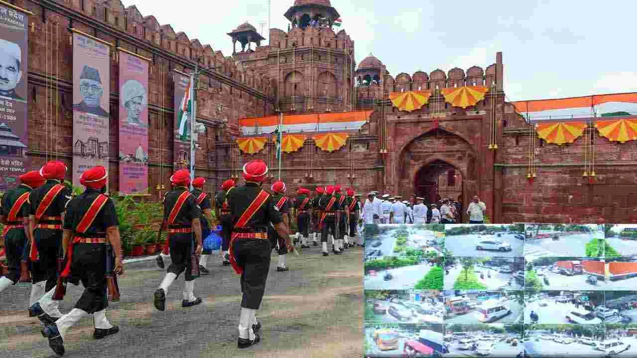 Independence Day :  ఢిల్లీ, ఇతర కీలక నగరాల్లో  AI నిఘా,  ఎర్రకోట వేడుకలకు 20,000 మంది భద్రతా సిబ్బంది 