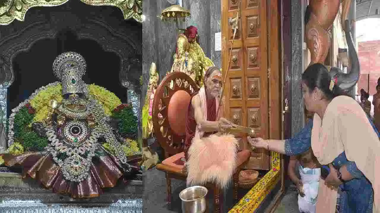 Sravana Sukravaram Satyanarayana Swamy Vratham 2025: శ్రావణ శుక్రవారం.. ఆలయాలకు పోటెత్తిన భక్తులు