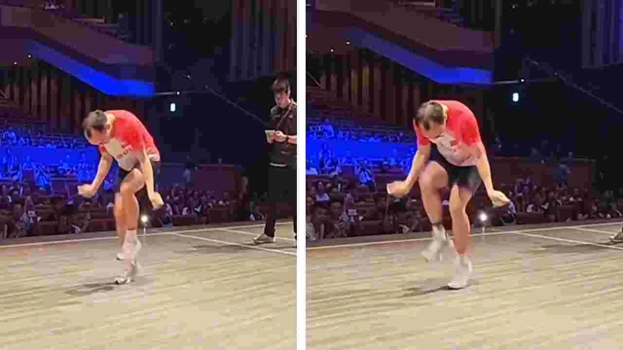 Chinese Man Breaks World Record: మెషిన్ కూడా ఇతడిని చూసి అసూయపడుతుందేమో.. జంపింగ్‌లో ప్రపంచ రికార్డు..