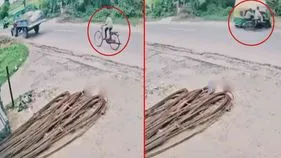 Road Accident Viral Video: సైక్లిస్ట్ చిన్న నిర్లక్ష్యం.. పెద్ద ప్రమాదానికి ఎలా కారణమైందో చూడండి.. 