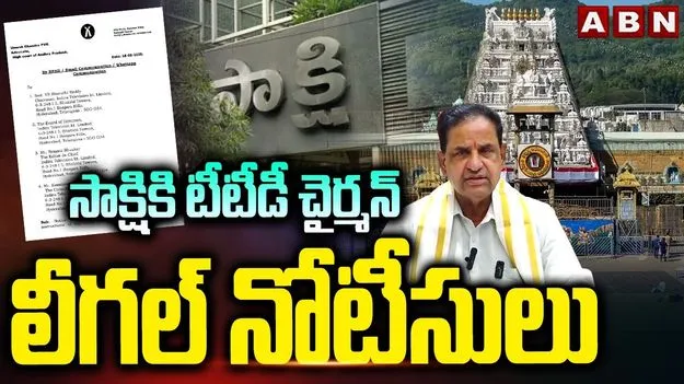TTD Chairman BR Naidu: సాక్షి మీడియాపై టీటీడీ చైర్మన్ పరువు నష్టం దావా 