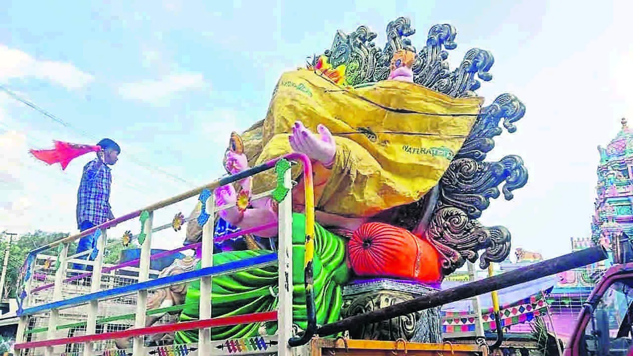 CELEBRATIONS: గణేశ ఉత్సవాలకు సర్వ సిద్ధం