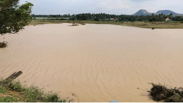 కృష్ణా జలాలతో నిండుతున్న పరమసముద్రం  