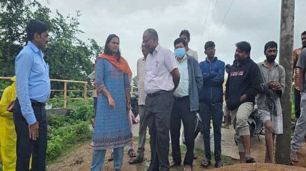 Karimnagar:  ఎల్‌ఎండీ వరద పరిస్థితిని సమీక్షించిన అదనపు కలెక్టర్‌