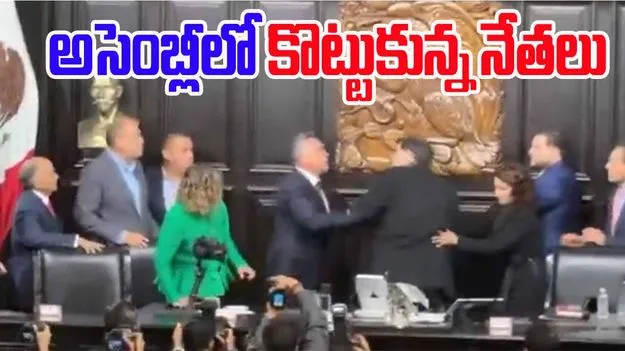 Mexican Senate Erupts In Brawl: అసెంబ్లీలో గొడవ.. కొట్టుకున్న ప్రతిపక్ష, అధికార పార్టీ నాయకులు..
