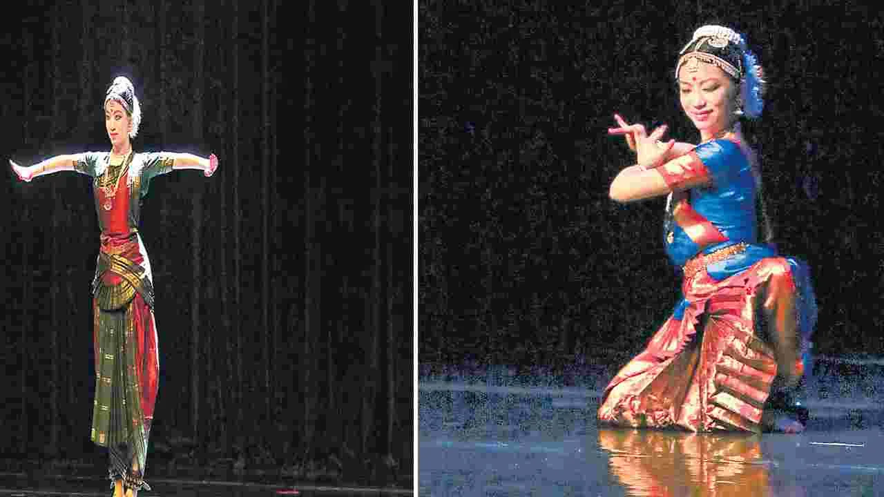 Bharatanatyam Debut in Beijing: భరతనాట్యంలో అరంగేట్రం చేసిన చైనా విద్యార్థిని