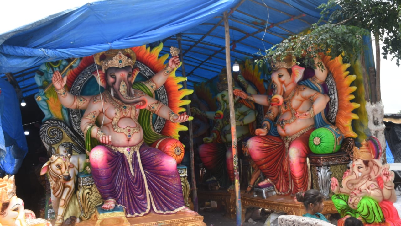 Vinayaka Chavithi 2025: మియాపూర్‌లో కలర్‌ఫుల్‌గా  గణనాథులు