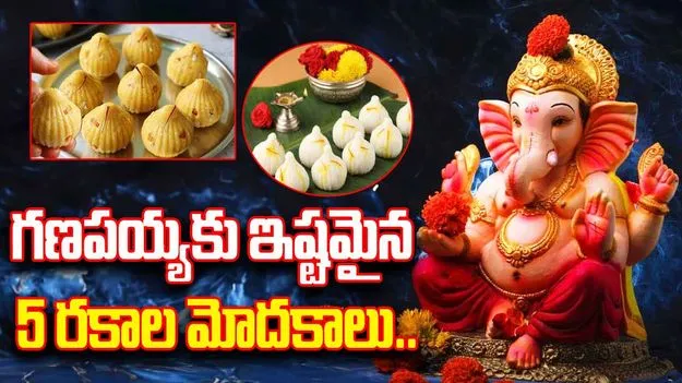 Vinayaka Chavithi: గణపయ్యకు ఇష్టమైన 5 మోదకాల రెసిపీస్.. ఈసారి తప్పక ట్రై చేయండి..