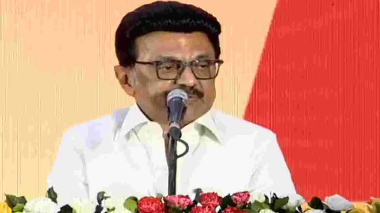  MK Stalin: నిధుల్లో న్యాయబద్ధమైన వాటా మాకివ్వడం లేదు.. కేంద్రంపై స్టాలిన్ విసుర్లు