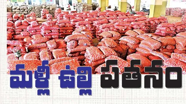 మళ్లీ ఉల్లి పతనం