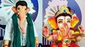 Lord Ganesha As CM Revanth: సీఎం రేవంత్ రెడ్డి ఆకారంలో గణేశుడు.. నిర్వాహకులకు షాక్ ఇచ్చిన పోలీసులు