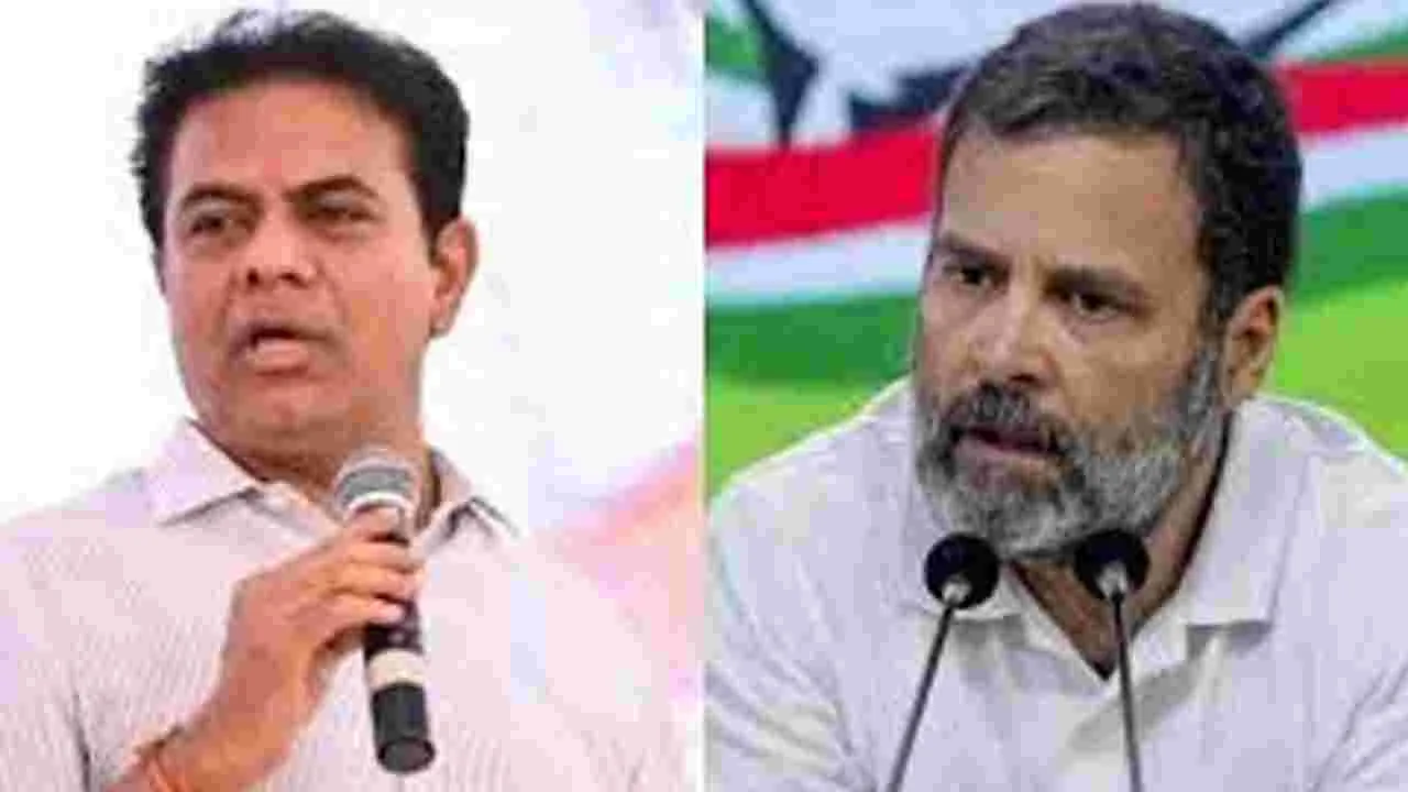 KTR Criticizes Rahul Gandhi: కేంద్రంలో బడా మోదీ..  రాష్ట్రంలో చోటా మోదీ
