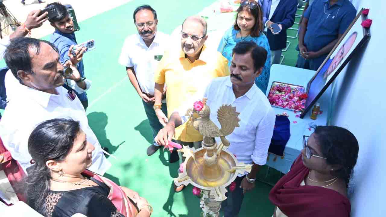 International Tennis Tournament: భువనగిరిలో అంతర్జాతీయ టెన్నిస్‌ సిరీస్‌ ప్రారంభం