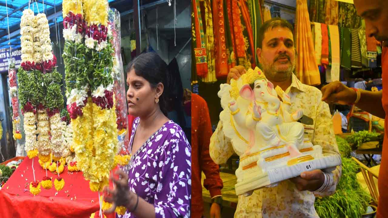 Vinayaka Chavithi 2025: సందడిగా మారిన మోండా మార్కెట్