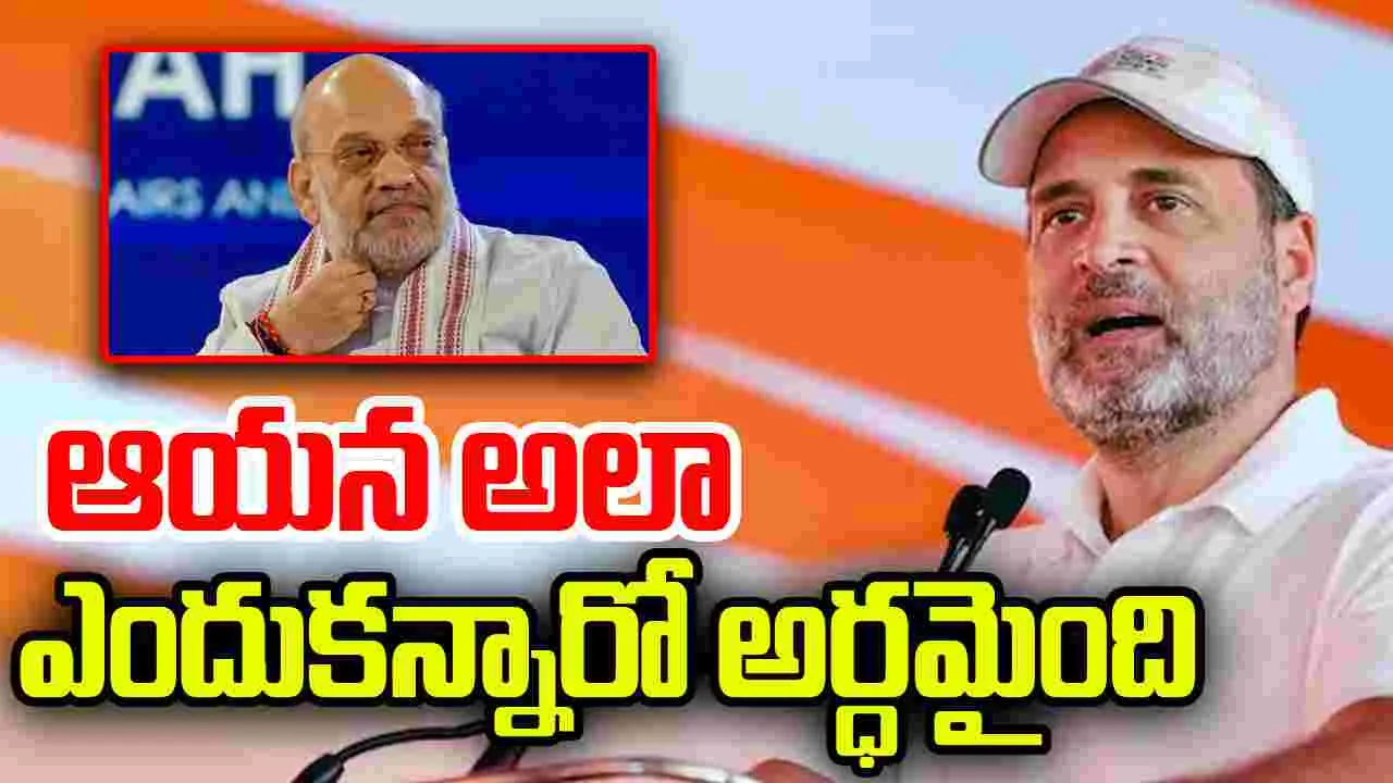 Rahul Gandhi On Vote Chori: ఓట్ల చోరీ చేస్తే ఎన్నేళ్లైనా అధికారంలో ఉండొచ్చు.. అమిత్‌షాపై రాహుల్ విసుర్లు