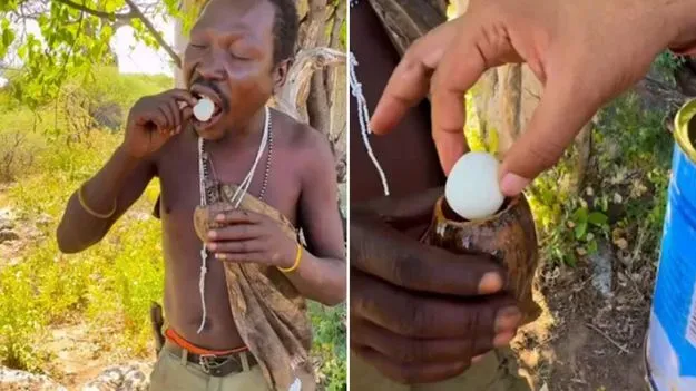 Tribal man eats rasgulla: భారతీయ రసగుల్లా తిన్న ఆఫ్రికన్ ట్రైబల్ వ్యక్తి.. అతడి రియాక్షన్ చూస్తే..