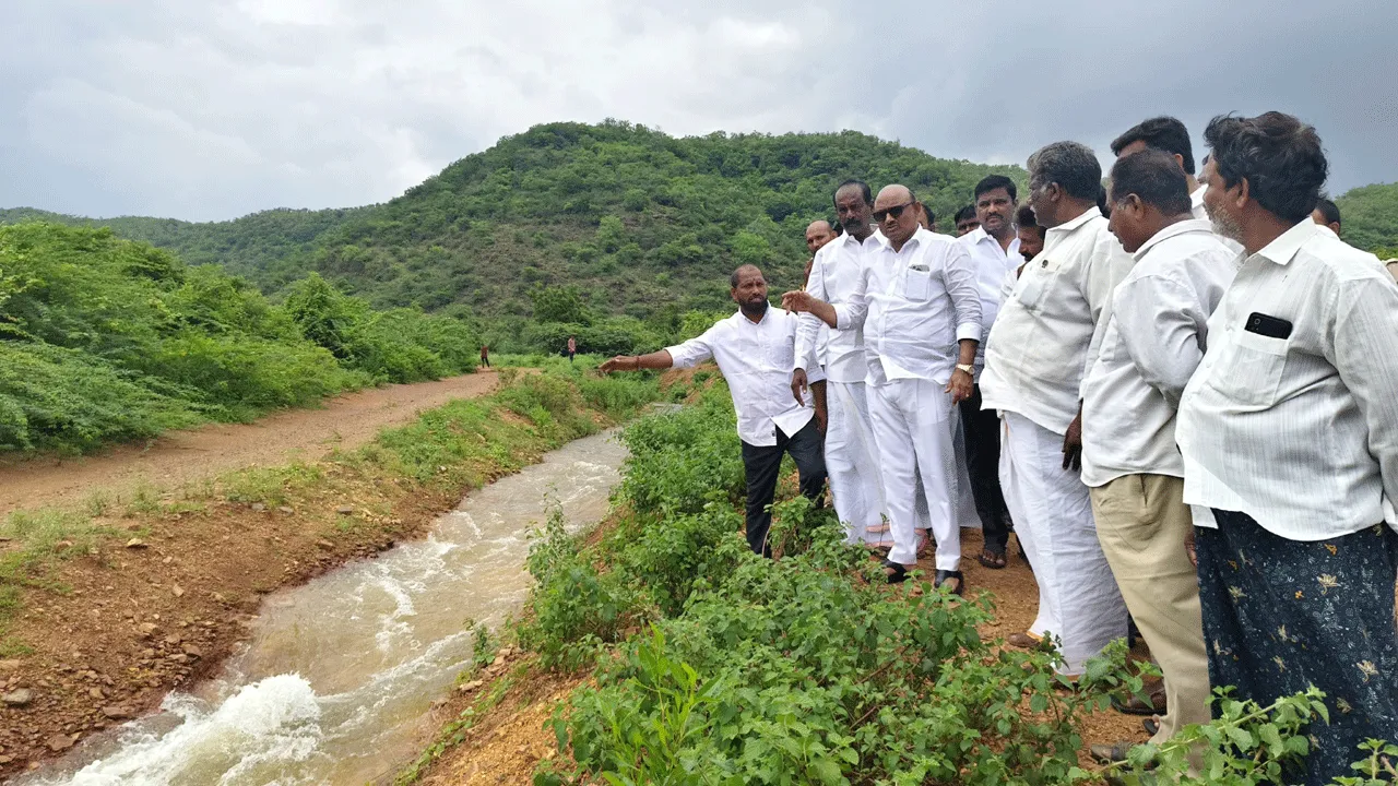 కన్నెలవాగు చెరువుకు కేసీ నీరు విడుదల