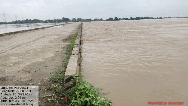 kumaram bheem asifabad- ఉప్పొంగిన పెన్‌గంగ