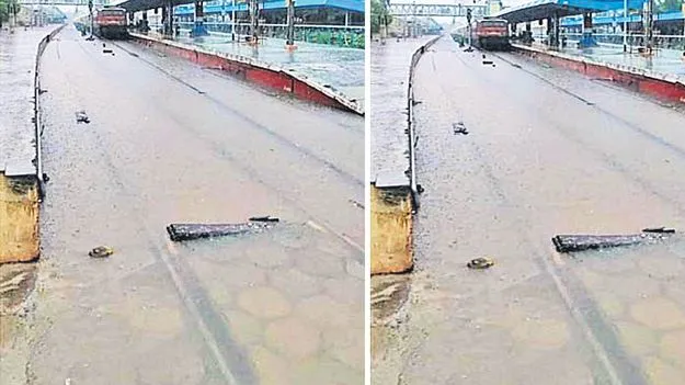Guntur experienced heavy rains: గుంటూరు జలమయం