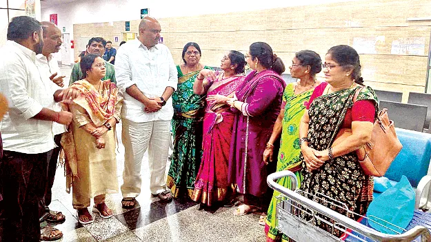 Safely to home. క్షేమంగా ఇంటికి