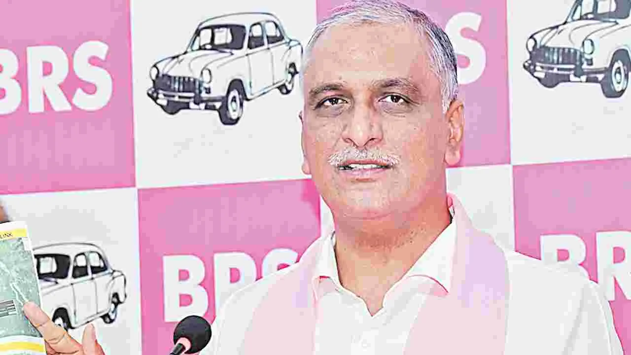 Harish Rao: కాళేశ్వరంపై సీఎంది దుష్ప్రచారం