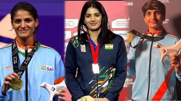World Boxing Championships Liverpool: మన బంగారాలు మీనాక్షి జైస్మిన్‌
